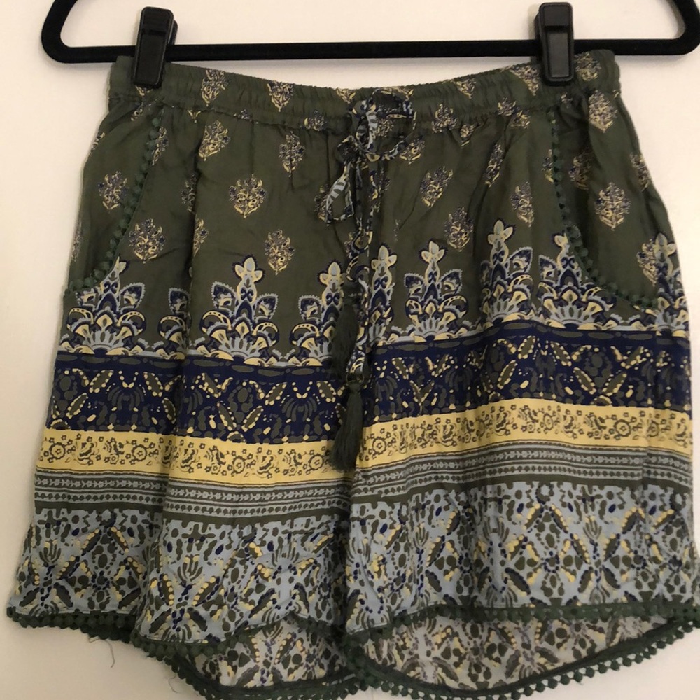 Bleu Rain Linen Shorts